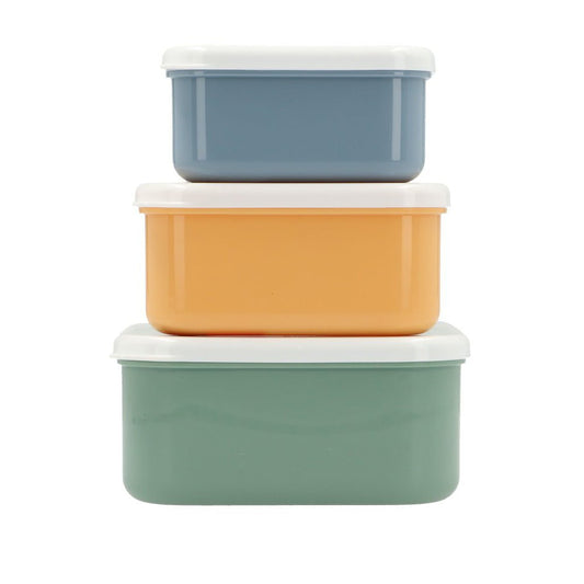 3 FIAMBRERAS CAJITAS ALMUERZO TUTETE ·THREE LITTLE PIGS· - Happy Moments Baby