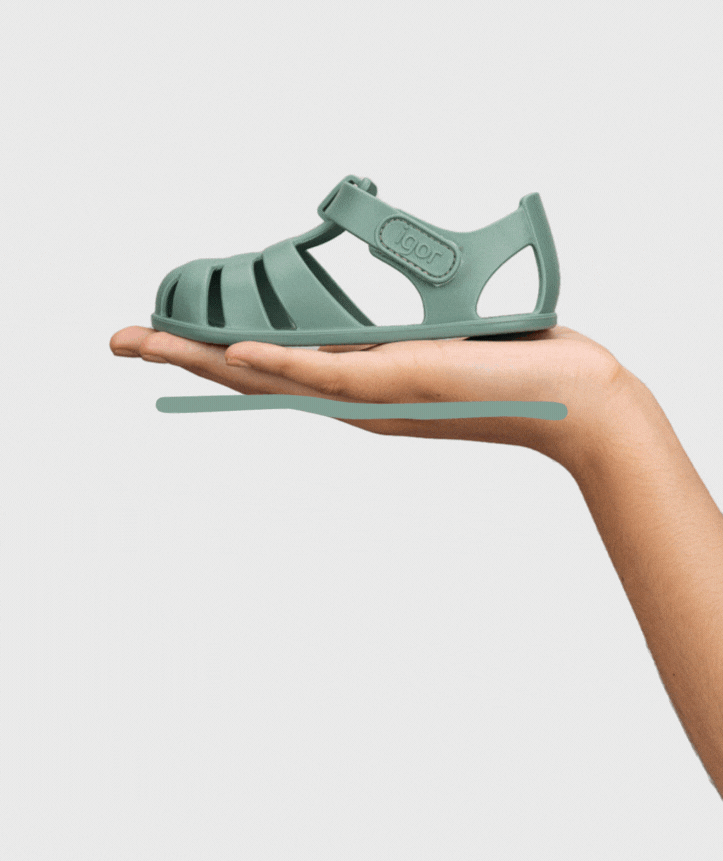 CANGREJERAS CON VELCRO RESPETUOSAS IGOR ·VERDE·