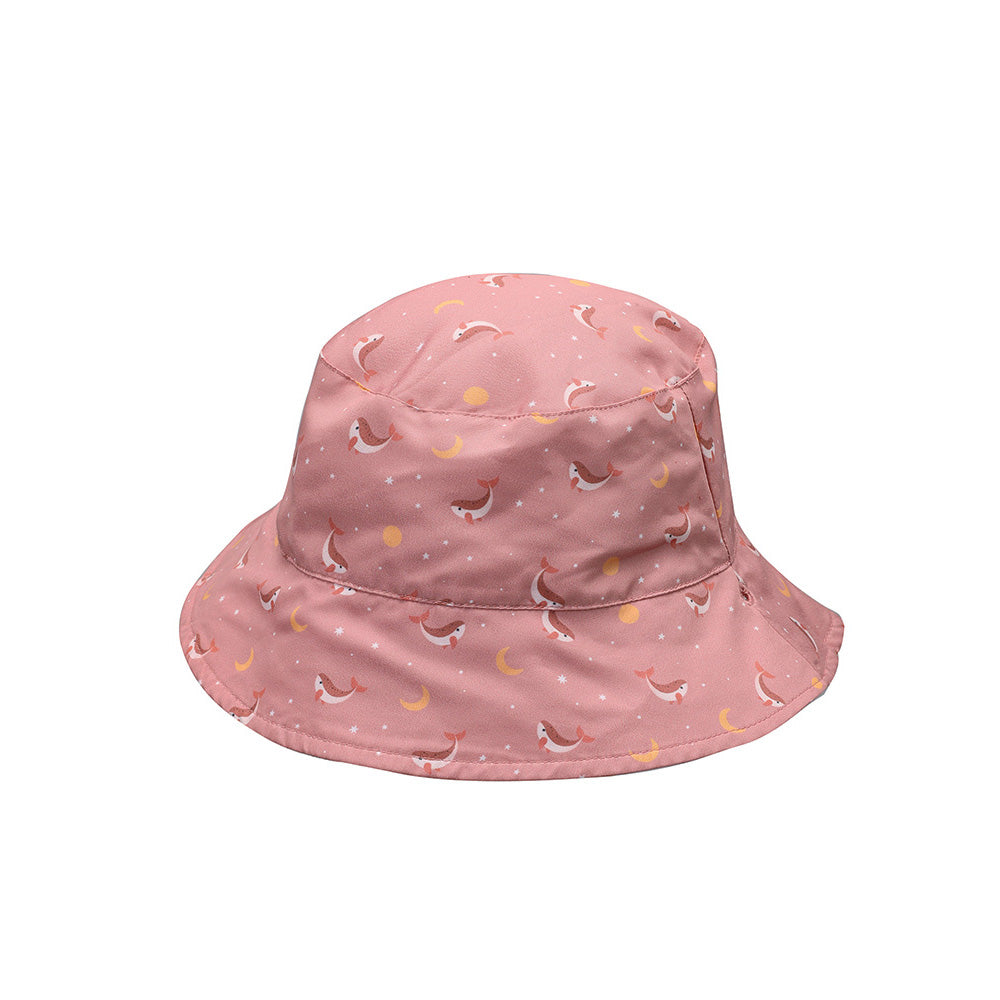 GORRO DE PLAYA REVERSIBLE TUTETE ·WHALE PINK·