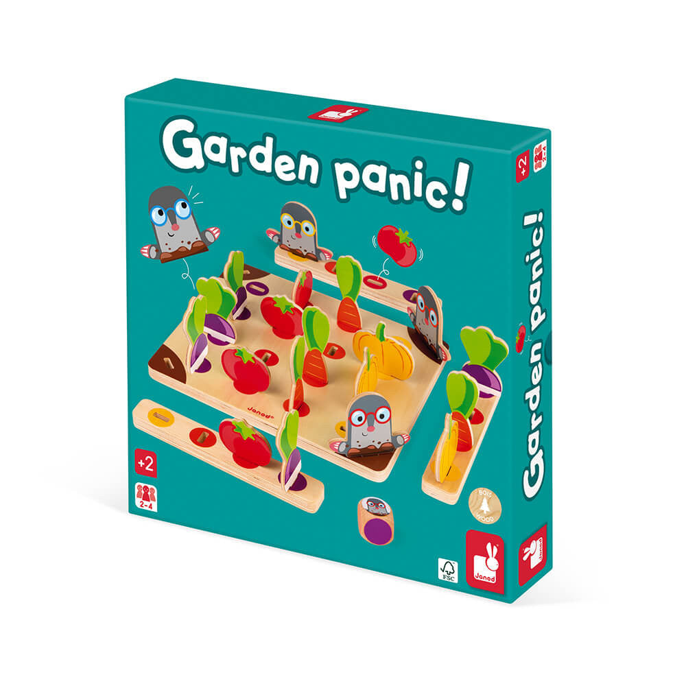 JUEGO DE MESA DE MADERA JANOD ·GARDEN PANIC· - Happy Moments Baby