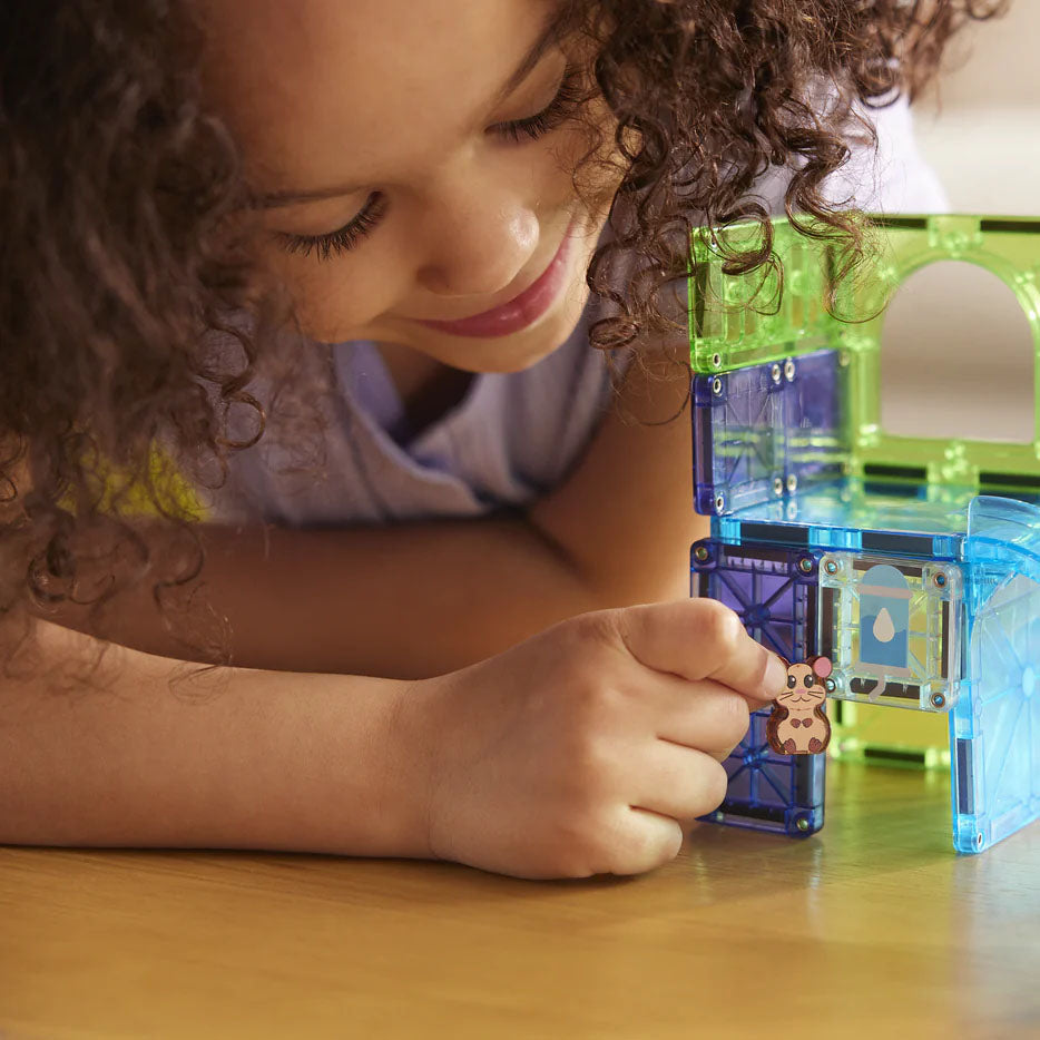 JUEGO MAGNÉTICO DE CONSTRUCCIÓN MAGNA-TILES ·HAMSTER BALL 13 PIEZAS·