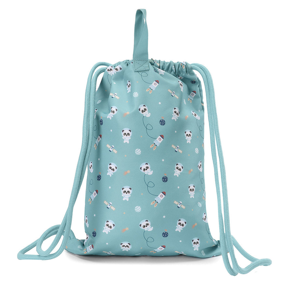 MOCHILA SACO IMPERMEABLE TUTETE ·PANDAS IN SPACE·