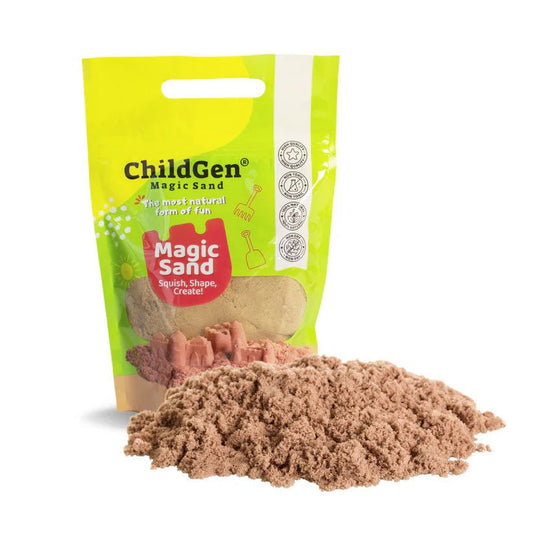 ARENA KINÉTICA CHILDGEN ·BOLSA DE 500G COLOR NATURAL· - Happy Moments Baby