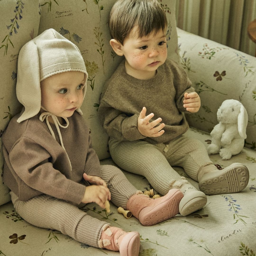 ATTIPAS CALZADO BEBÉ ·RABBIT BEIGE· - Happy Moments Baby
