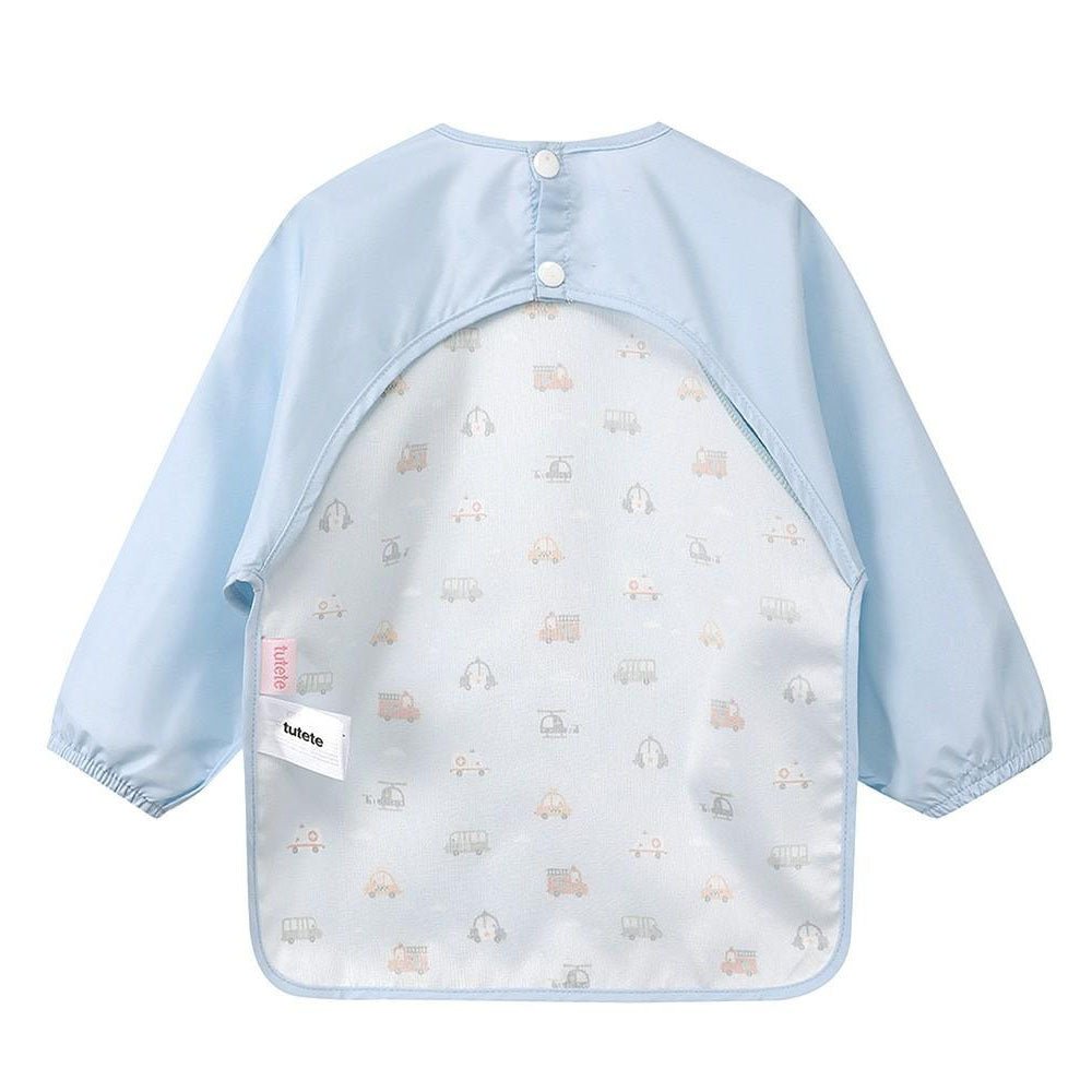 BABERO CON MANGAS TUTETE ·CITY CARS· - Happy Moments Baby