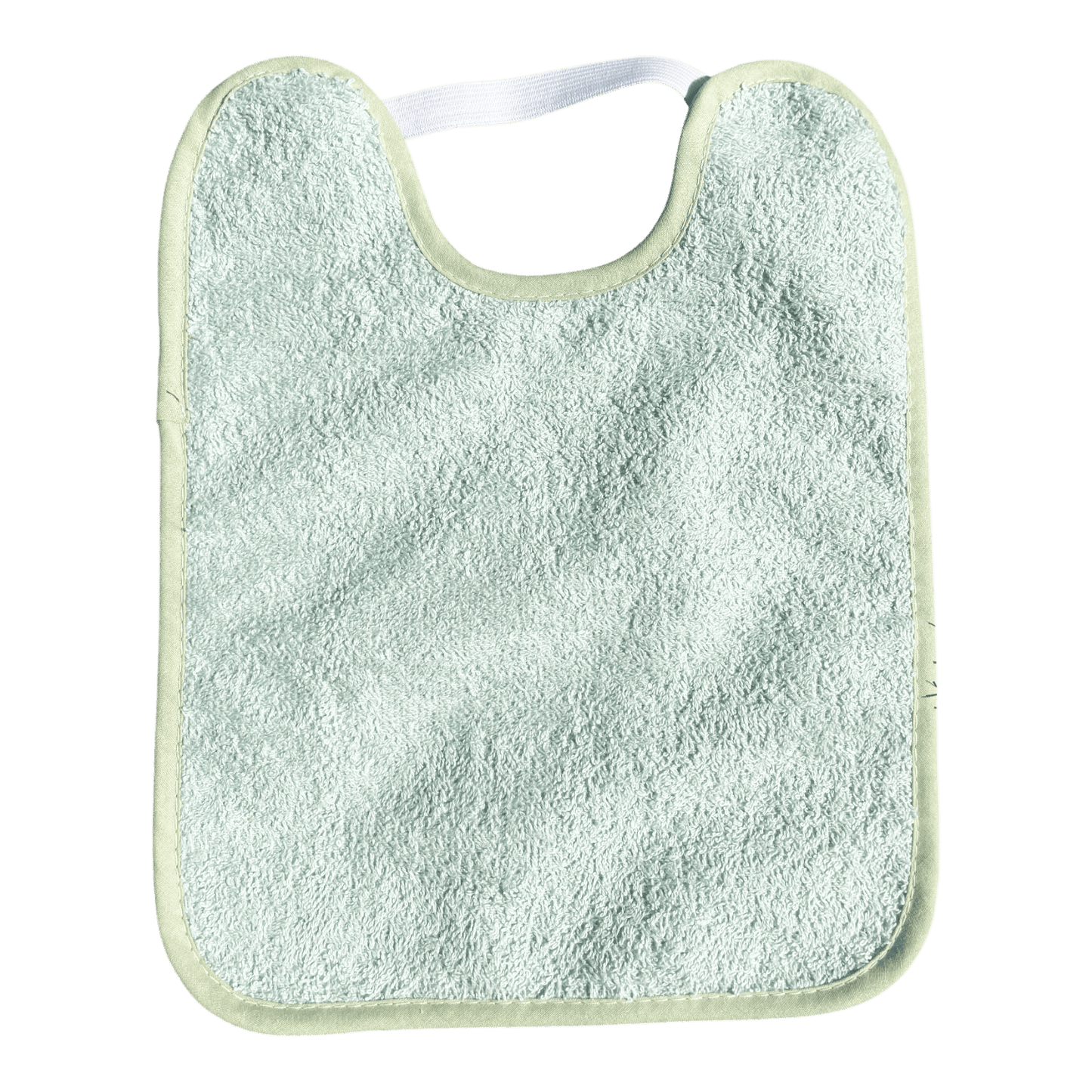 BABERO TOALLA PLASTIFICADO CON GOMA ·VERDE· - Happy Moments Baby