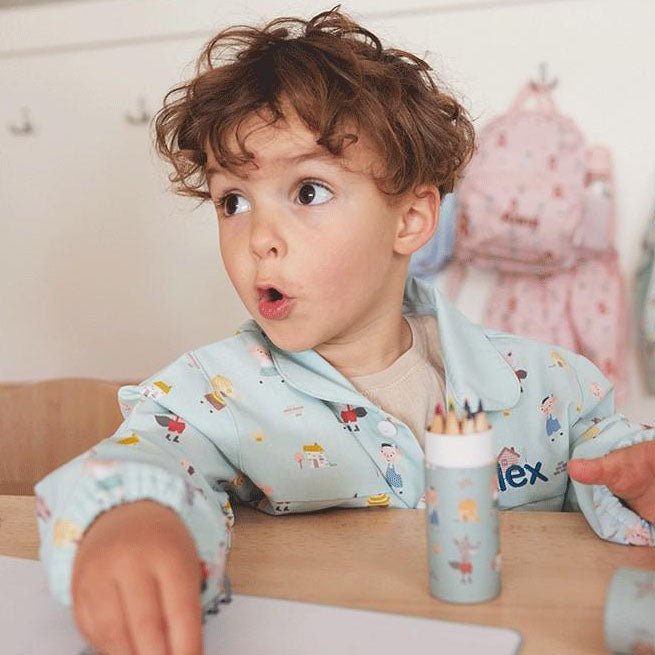 BATA/BABI ESCOLAR CON BOTONES TUTETE ·FUNYY LETTERS· - Happy Moments Baby