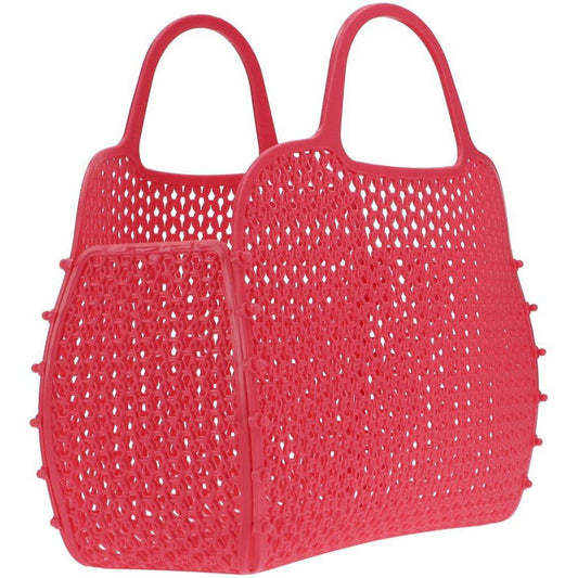 BOLSA DE PLAYA VINTAGE ·CORAL· - Happy Moments Baby