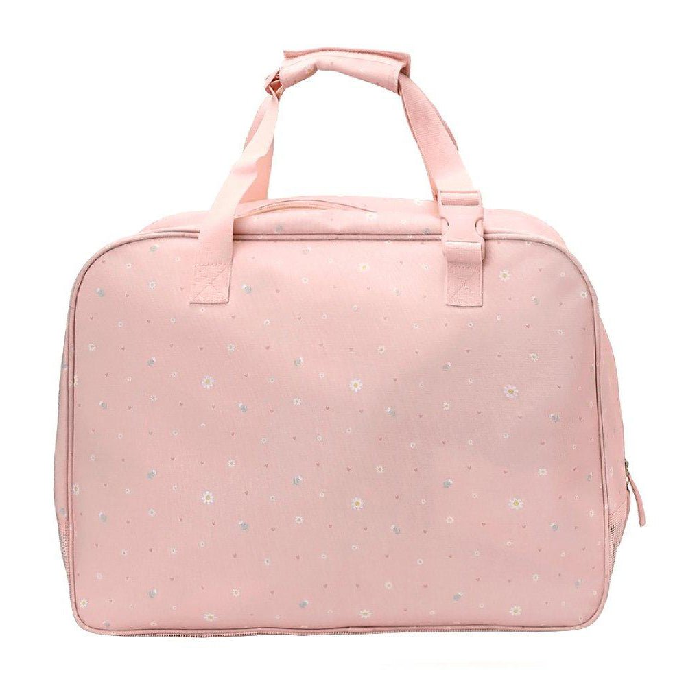 BOLSO DE PLAYA CON REJILLA ANTIARENA ·STRAWBERRIES· - Happy Moments Baby