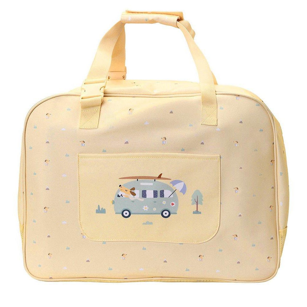 BOLSO DE PLAYA CON REJILLA ANTIARENA ·SURF VAN· - Happy Moments Baby