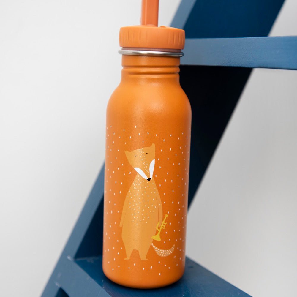 BOTELLA DE ACERO TRIXIE 500ML ·ZORRO· - Happy Moments Baby