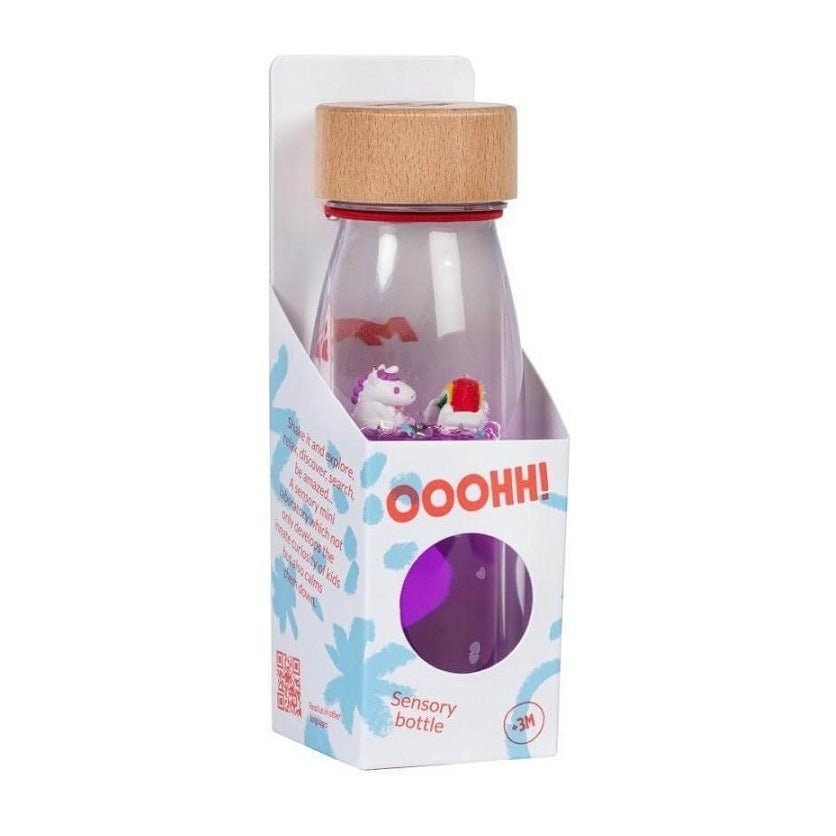 BOTELLA SENSORIAL PETIT BOUM ·MAGIC RAINBOW· - Happy Moments Baby