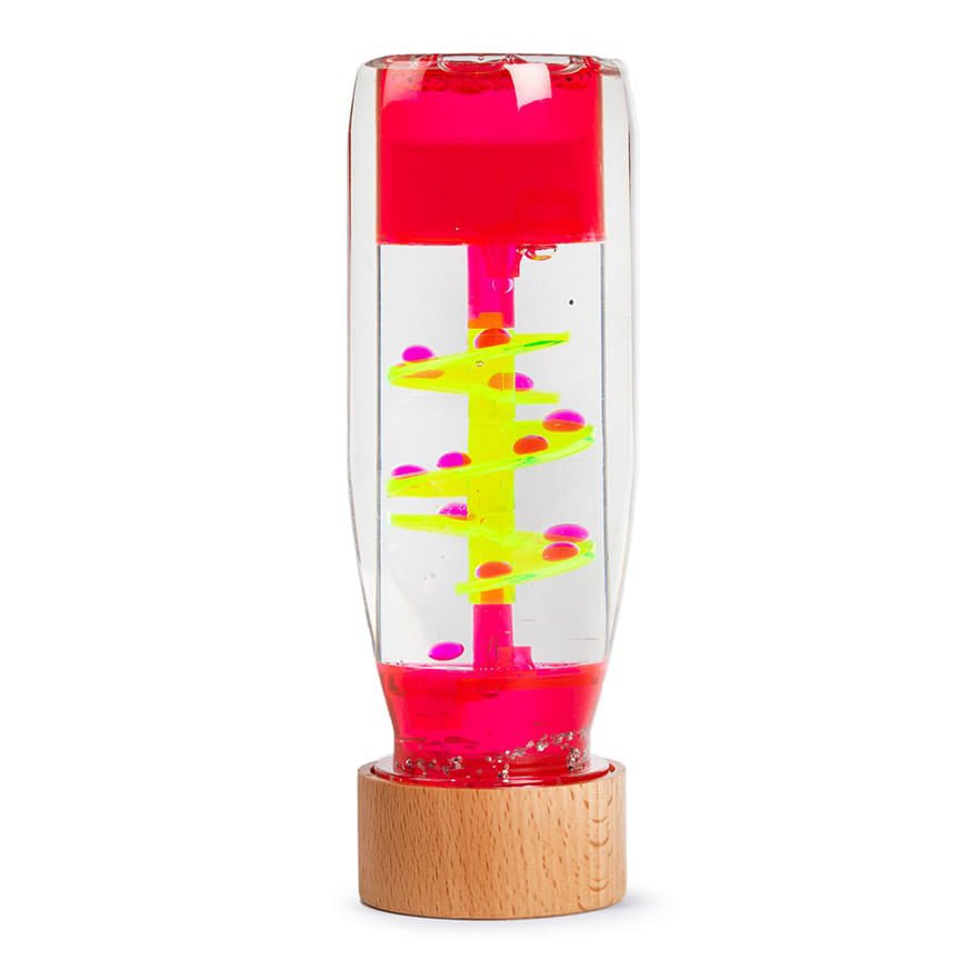 BOTELLA SENSORIAL PETIT BOUM ·SPIRAL PINK· - Happy Moments Baby