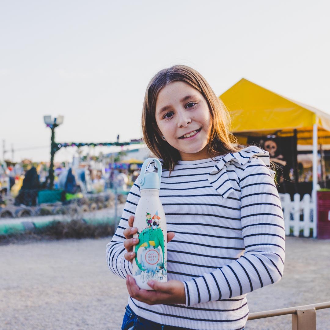 BOTELLA TÉRMICA COOL BOTTLES 350ML ·KIDS DRAGON DREAMS· - Happy Moments Baby