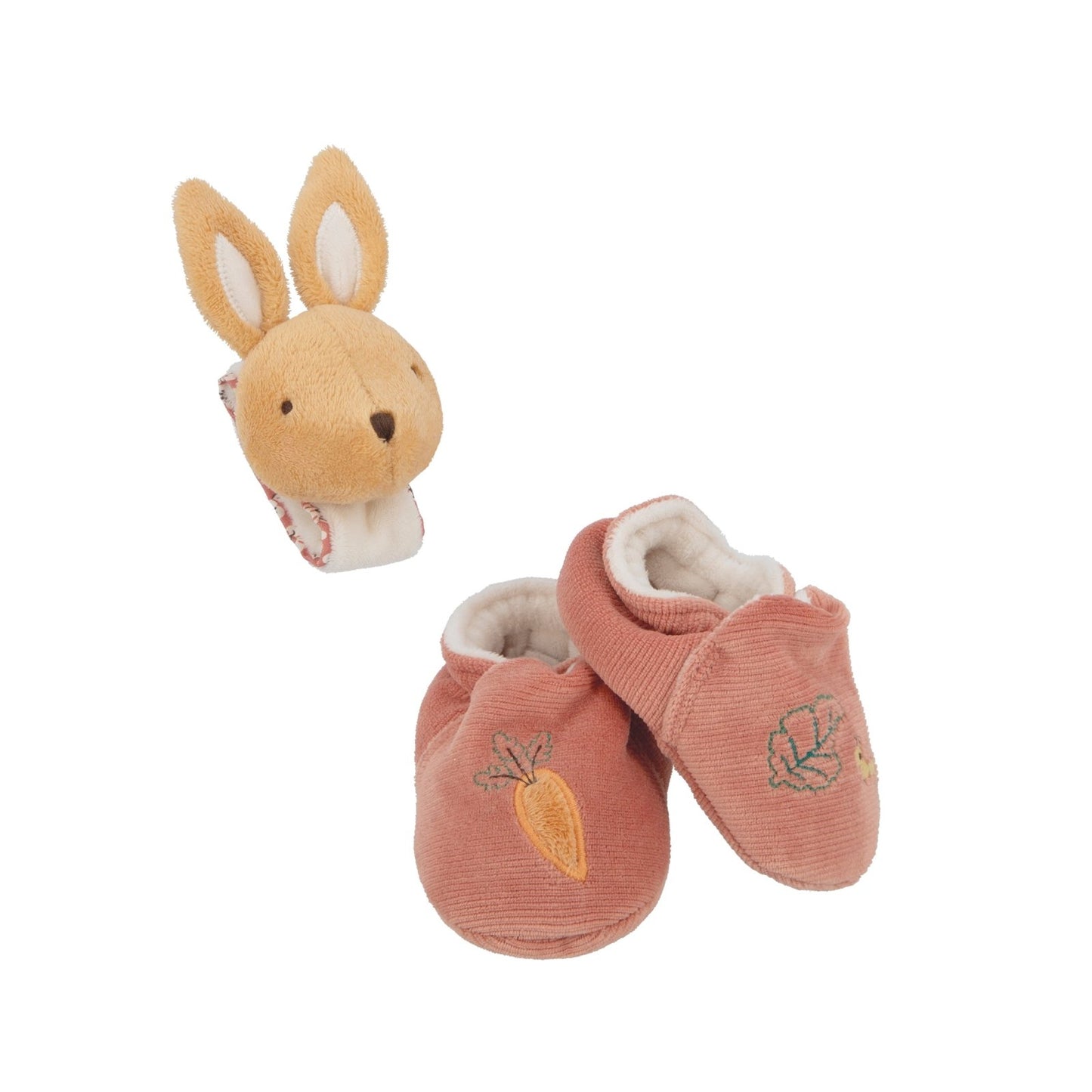 CAJA REGALO KALOO PATUCOS Y SONAJERO DE PULSERA ·CONEJO· - Happy Moments Baby