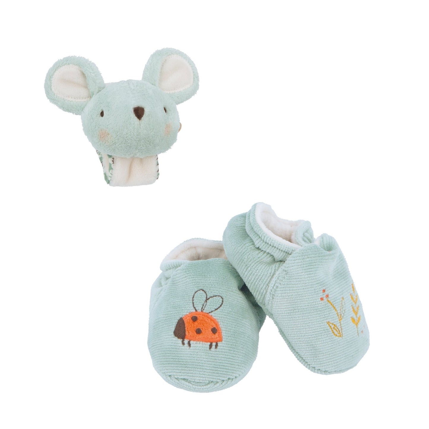 CAJA REGALO KALOO PATUCOS Y SONAJERO DE PULSERA ·RATONCITO· - Happy Moments Baby