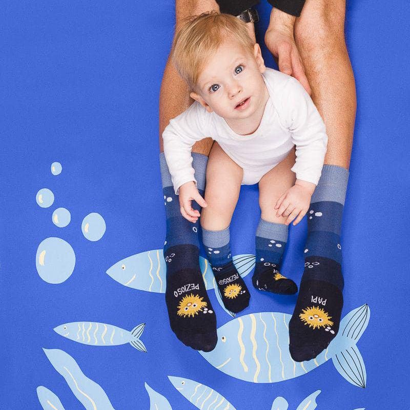 CALCETINES UO ·PAPI PEZIOSO· - Happy Moments Baby