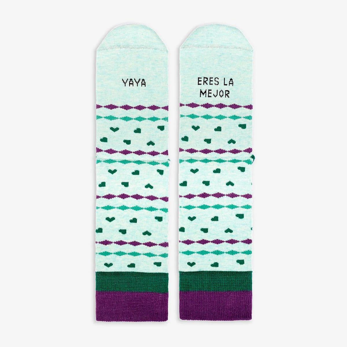 CALCETINES UO ·YAYA ERES LA MEJOR· - Happy Moments Baby