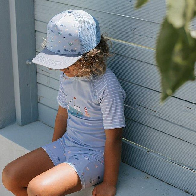 CAMISETA INFANTIL DE PROTECCIÓN SOLAR TUTETE ·FISHING BOAT· - Happy Moments Baby