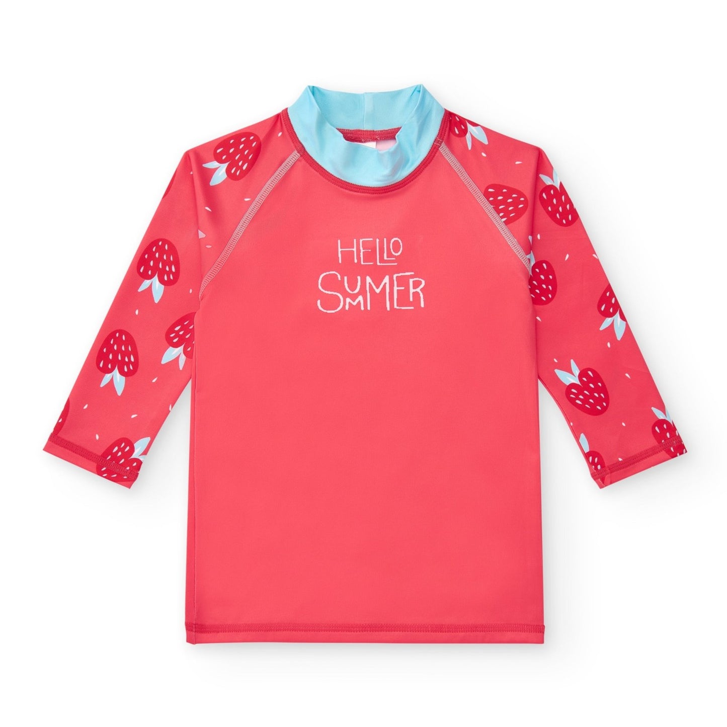 CAMISETA PROTECCIÓN SOLAR MANGA LARGA BTBOX ·STRAWBERRIES· - Happy Moments Baby