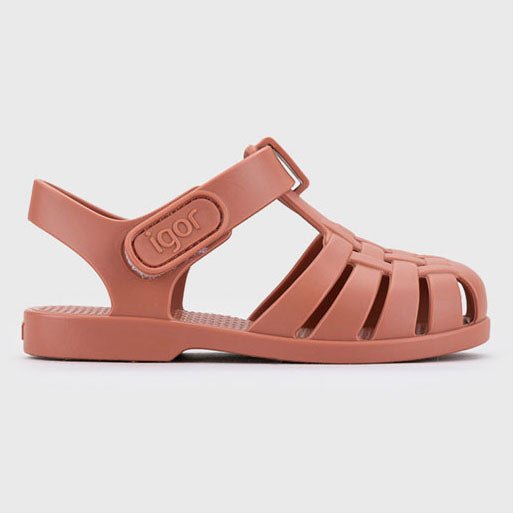 CANGREJERA INFANTIL CON VELCRO IGOR ·TERRACOTA· - Happy Moments Baby