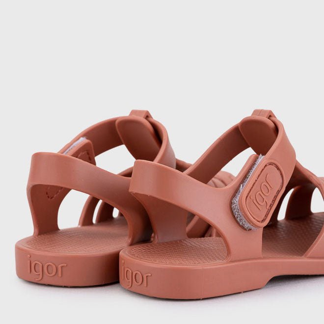 CANGREJERA INFANTIL CON VELCRO IGOR ·TERRACOTA· - Happy Moments Baby
