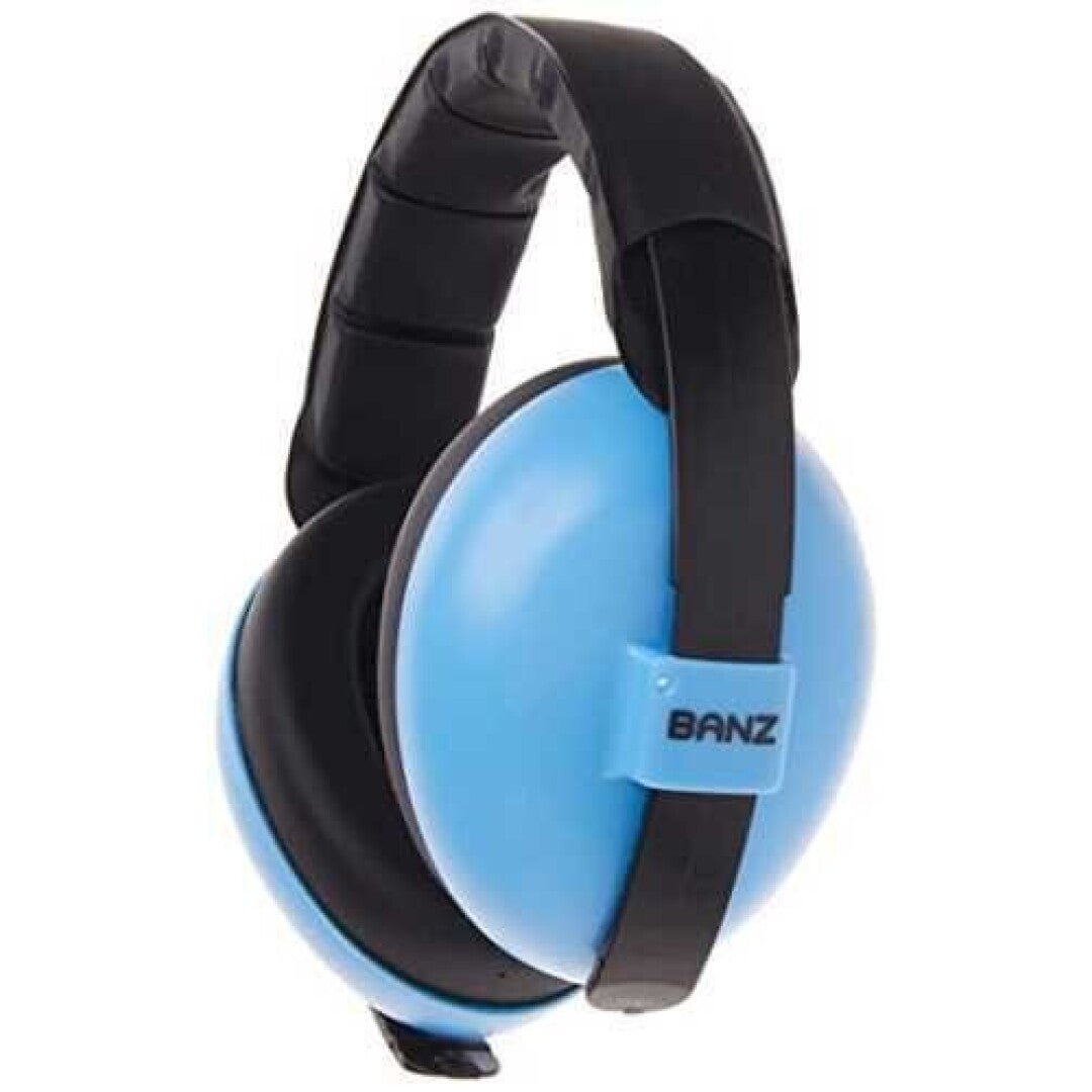 CASCOS ANTIRUIDO PARA BEBÉS BANZ (0 - 3 AÑOS) ·SKY BLUE· - Happy Moments Baby
