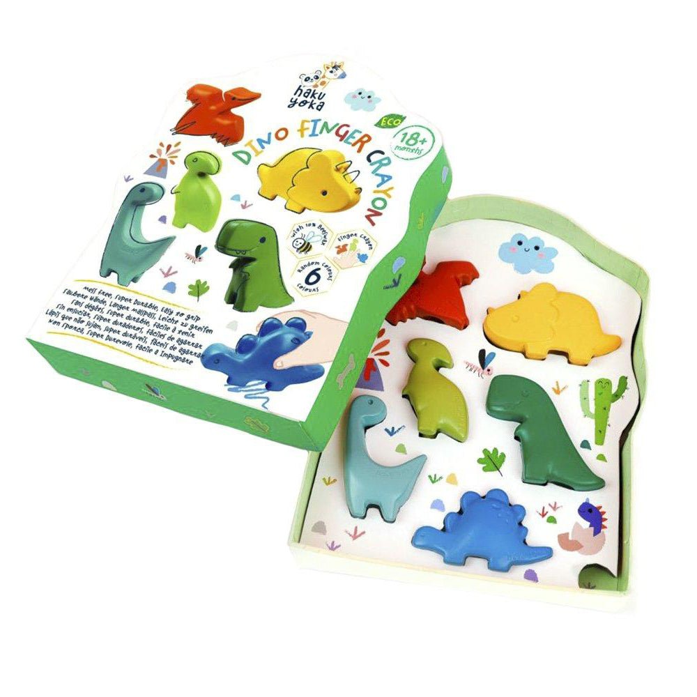 CERAS INFANTILES PARA DEDOS DINOSAURIOS - Happy Moments Baby