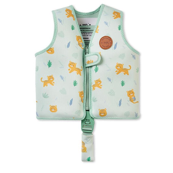 CHALECO FLOTADOR APRENDIZAJE SARO ·GUEPARDOS· - Happy Moments Baby