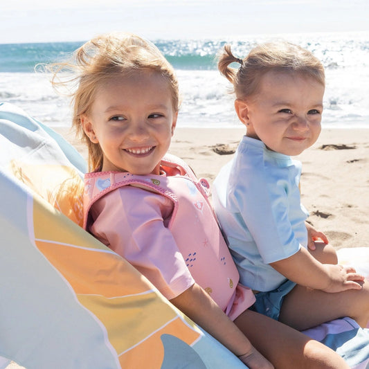 CHALECO FLOTADOR APRENDIZAJE SARO ·ROSE SEA· - Happy Moments Baby