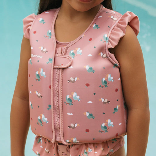 CHALECO FLOTADOR APRENDIZAJE TUTETE ·TOUCAN· - Happy Moments Baby
