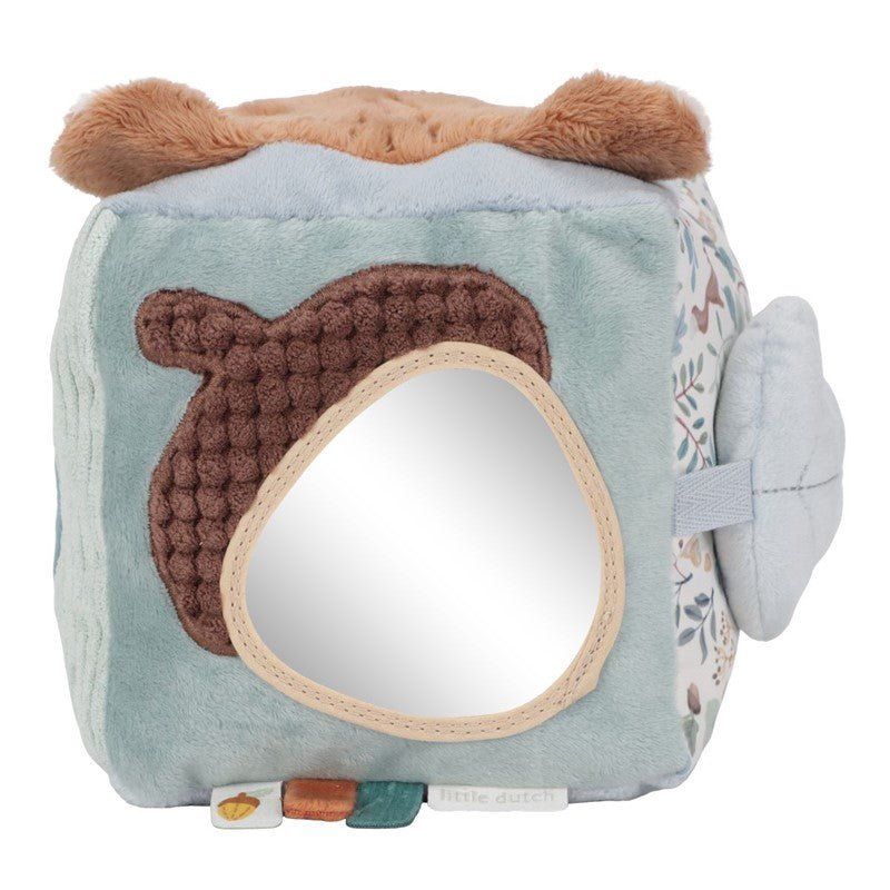 CUBO BLANDITO SENSORIAL DE ACTIVIDADES LITTLE DUTCH ·FOREST FRIENDS· - Happy Moments Baby