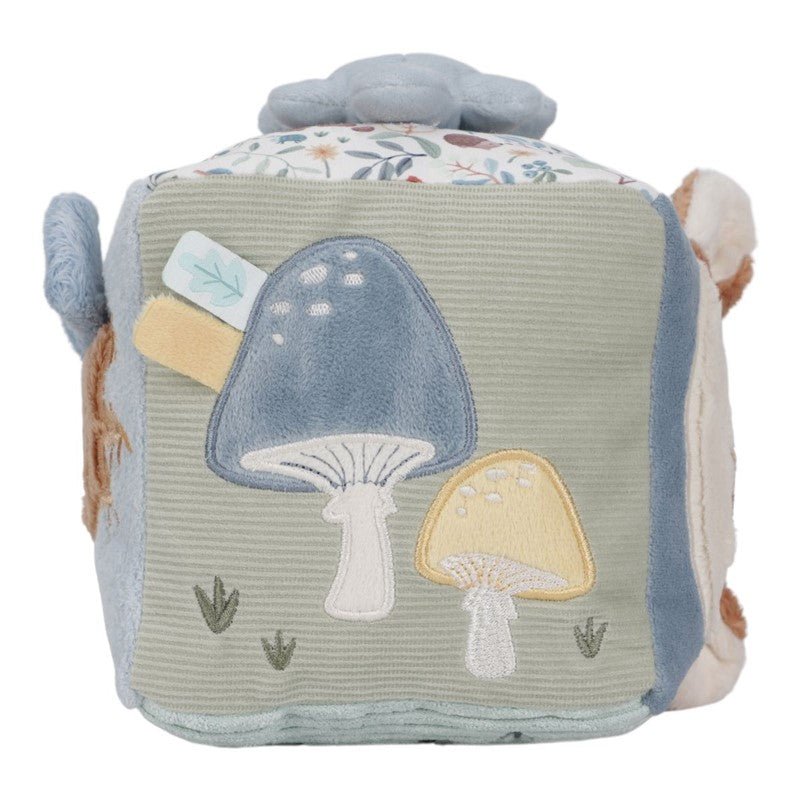 CUBO BLANDITO SENSORIAL DE ACTIVIDADES LITTLE DUTCH ·FOREST FRIENDS· - Happy Moments Baby