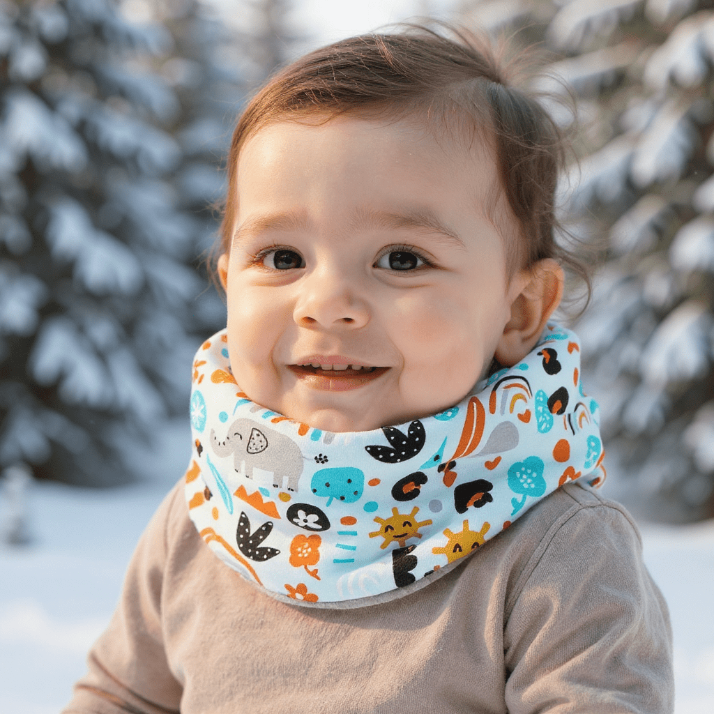 CUELLO INFANTIL CÁLIDO ·ELEPHANT GRIS· - Happy Moments Baby