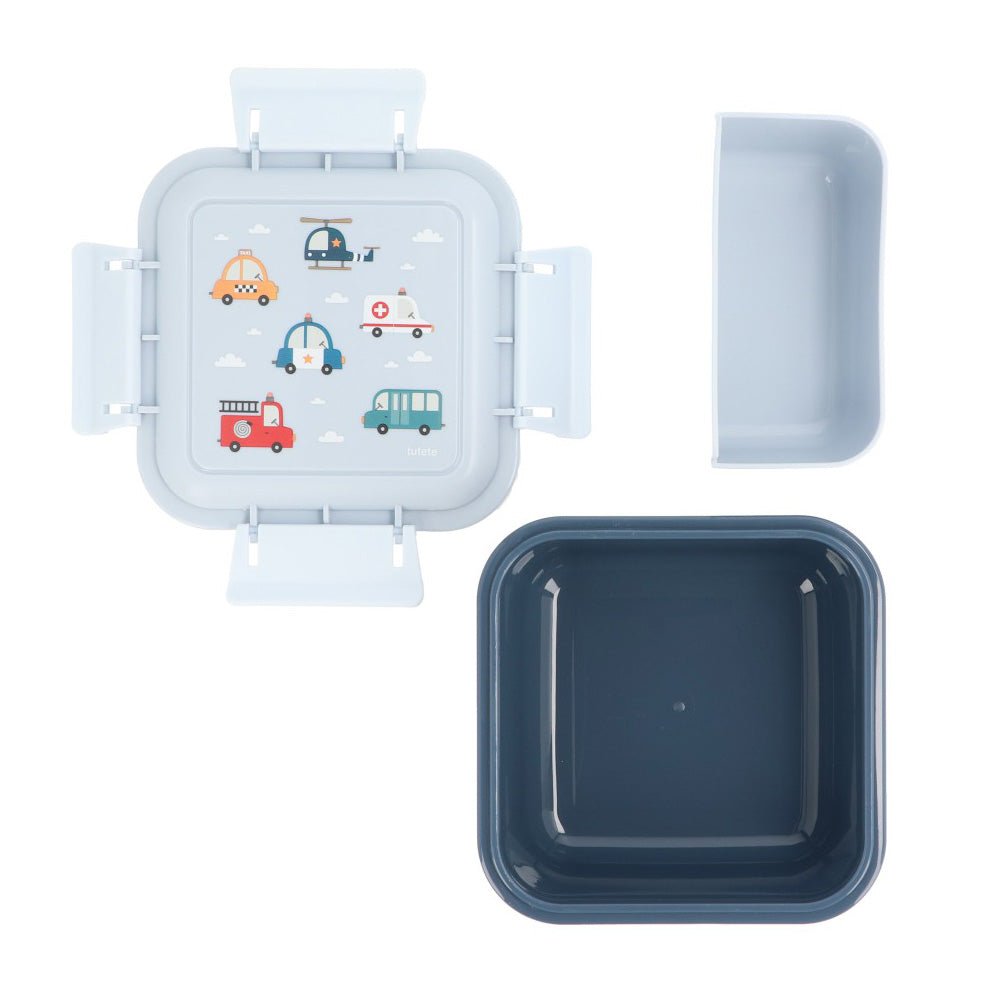 FIAMBRERA CAJA DE ALMUERZO TUTETE GRANDE ·CITY CARS· - Happy Moments Baby