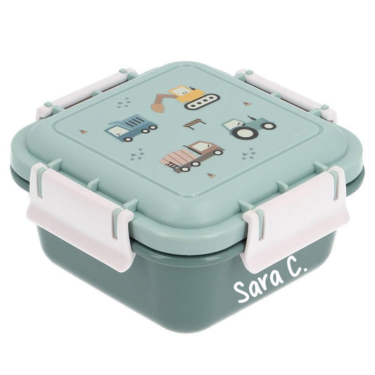 FIAMBRERA CAJA DE ALMUERZO TUTETE GRANDE ·TRUCKS· - Happy Moments Baby