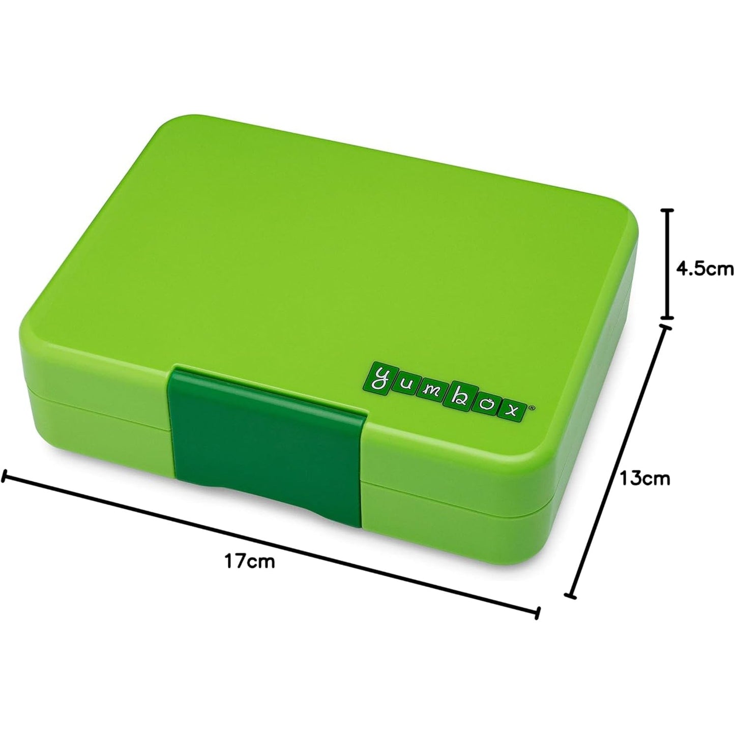 FIAMBRERA HERMÉTICA YUMBOX ·3 COMPARTIMENTOS JURASSIC GREEN DINOS· - Happy Moments Baby