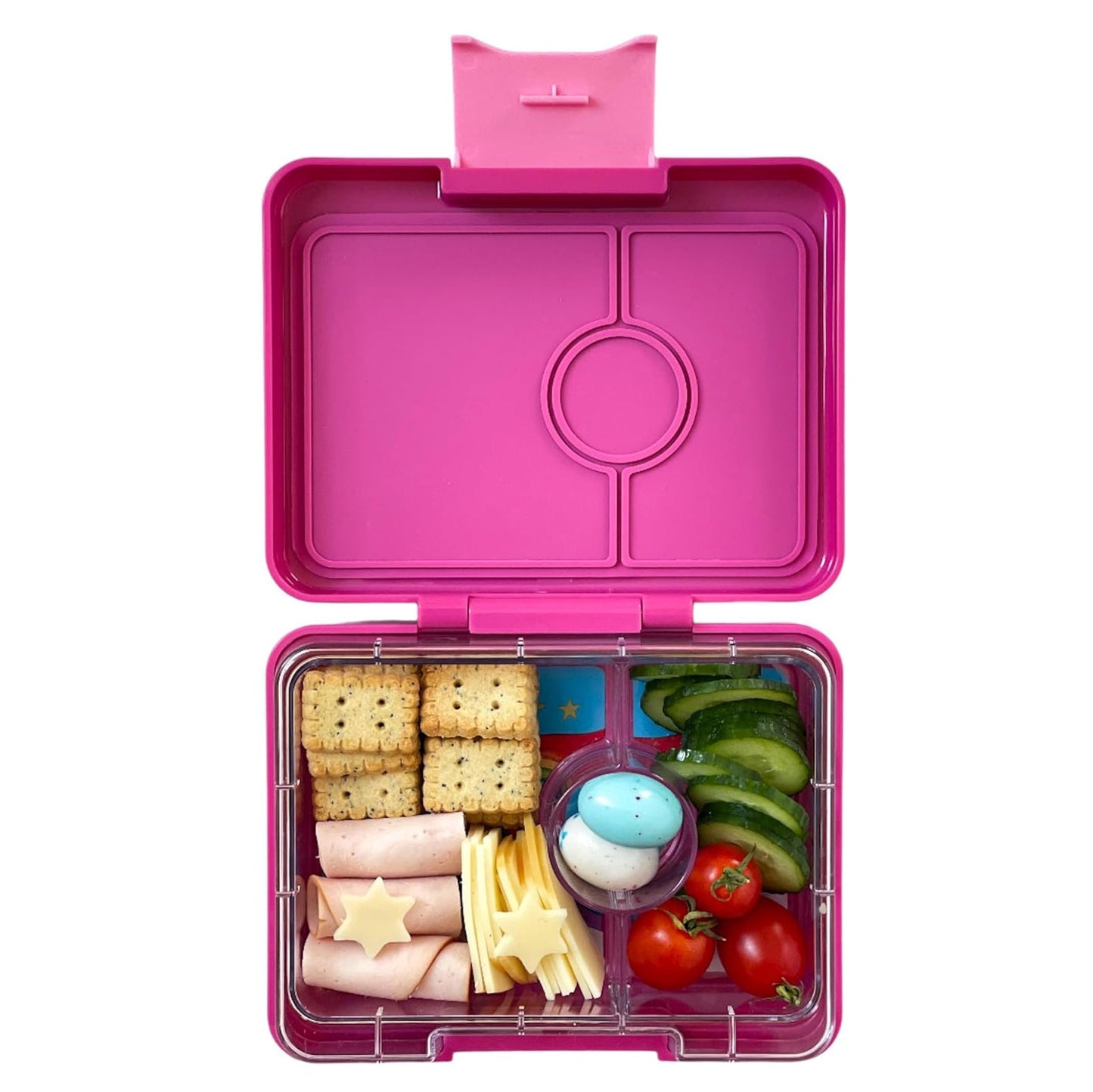 FIAMBRERA HERMÉTICA YUMBOX ·3 COMPARTIMENTOS PURPLE UNICORNIO· - Happy Moments Baby