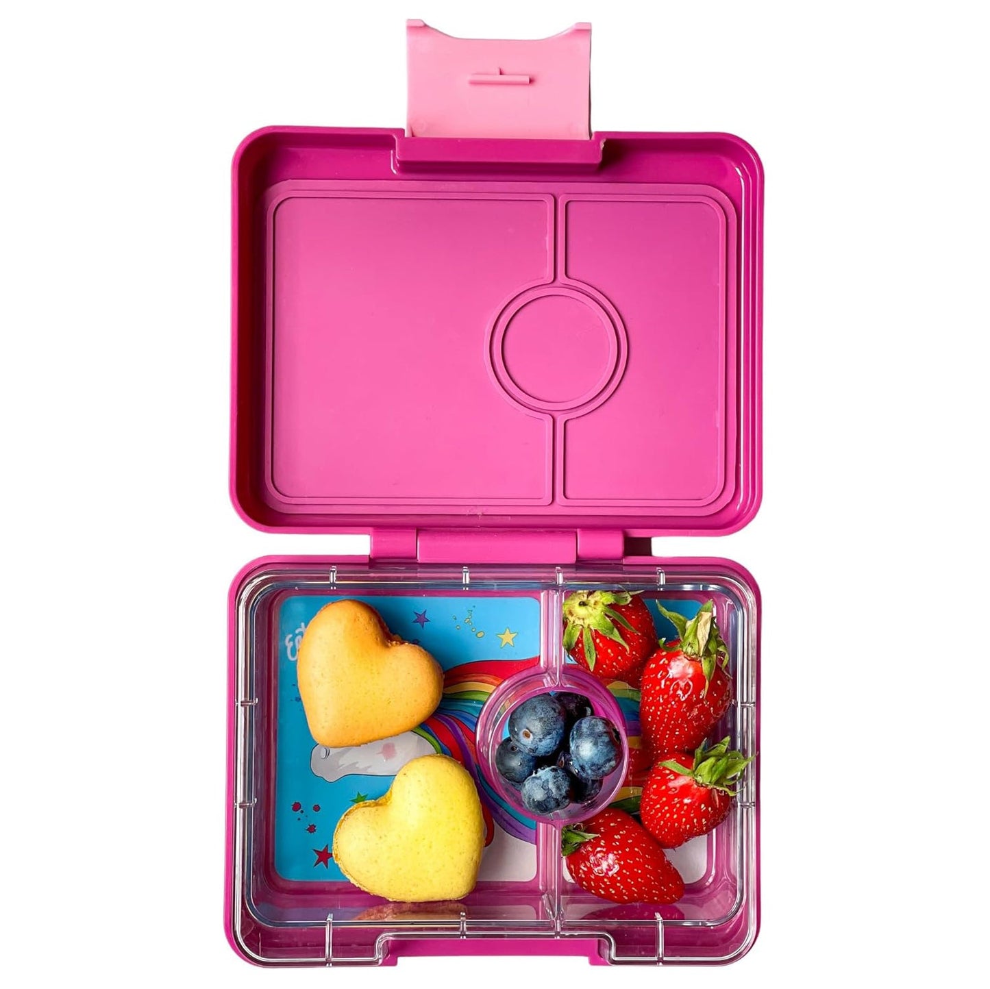FIAMBRERA HERMÉTICA YUMBOX ·3 COMPARTIMENTOS PURPLE UNICORNIO· - Happy Moments Baby