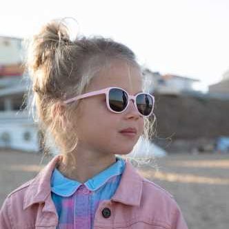 GAFAS FLEXIBLES DE PROTECCIÓN SOLAR (2 - 4 AÑOS) ·WAZZ BLUSH PINK· - Happy Moments Baby