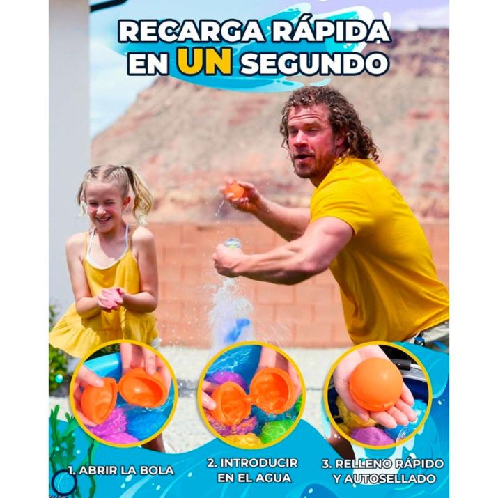GLOBOS DE AGUA REUTILIZABLES SOPPYCID ·6UD CLASSIC· - Happy Moments Baby