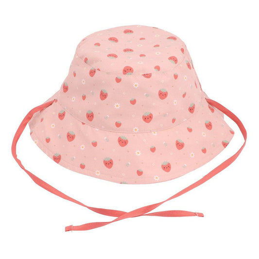 GORRO DE PLAYA REVERSIBLE TUTETE ·STRAWBERRIES· - Happy Moments Baby