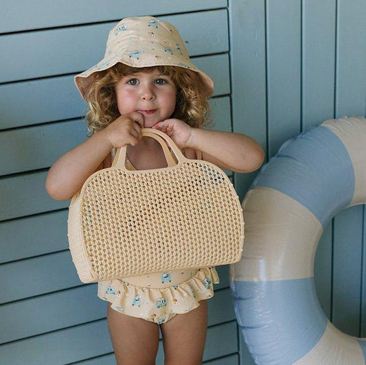 GORRO DE PLAYA REVERSIBLE TUTETE ·SURF VAN· - Happy Moments Baby