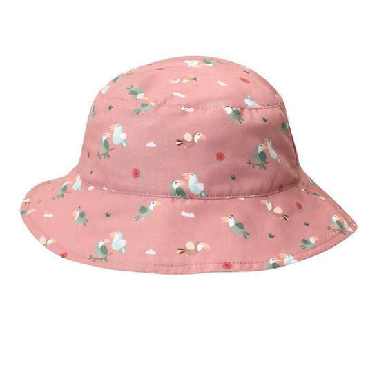 GORRO DE PLAYA REVERSIBLE TUTETE ·TOUCAN· - Happy Moments Baby