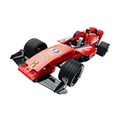 JUEGO CONSTRUCCIÓN IM.MASTER ·COCHE FÓRMULA 1 ROJO 150 PIEZAS· - Happy Moments Baby