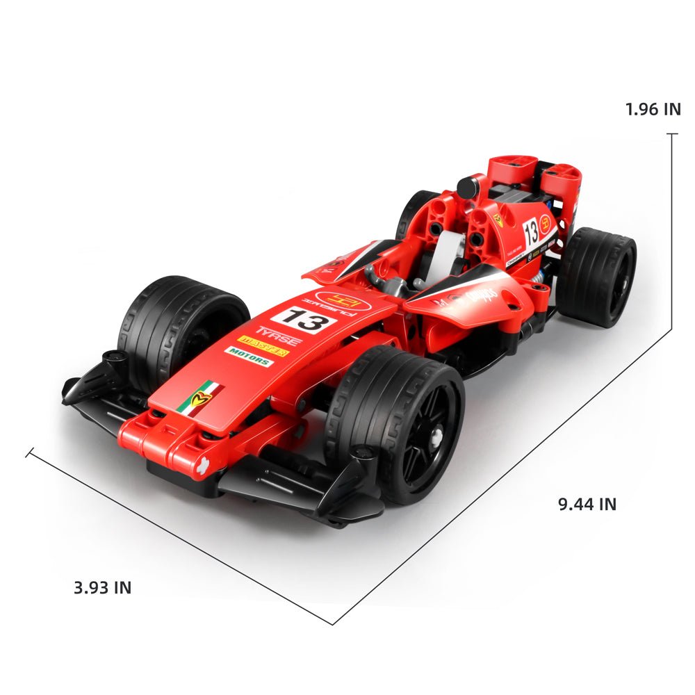 JUEGO CONSTRUCCIÓN IM.MASTER ·COCHE FÓRMULA 1 ROJO 150 PIEZAS· - Happy Moments Baby