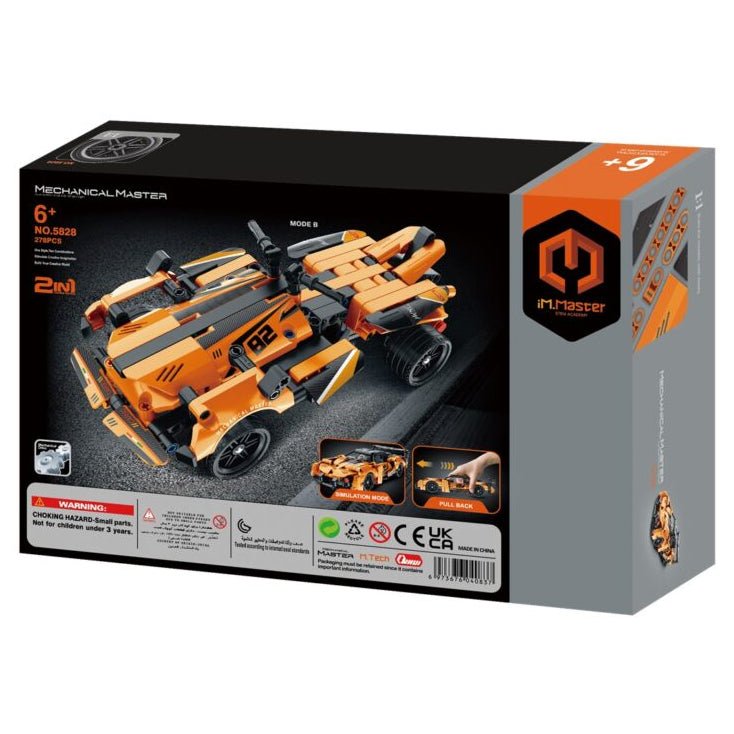 JUEGO CONSTRUCCIÓN IM.MASTER ·SUPER CAR Y MOUNTAIN CAR 277 PIEZAS· - Happy Moments Baby