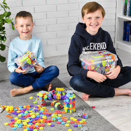 JUEGO DE CONSTRUCCIÓN BLOQUES MELI ·CAJA 250 PIEZAS BASIC CONSTRUCTOR· - Happy Moments Baby