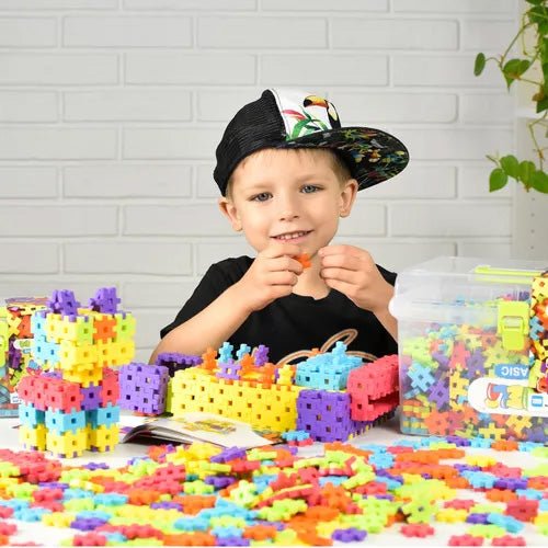 JUEGO DE CONSTRUCCIÓN BLOQUES MELI ·CAJA 500 PIEZAS BASIC· - Happy Moments Baby