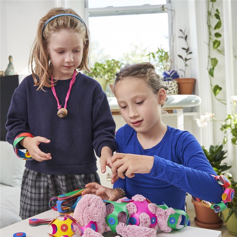 JUEGO DE CONSTRUCCIÓN MAGNÉTICO ·CLIXO SÚPER RAINBOW PACK· - Happy Moments Baby